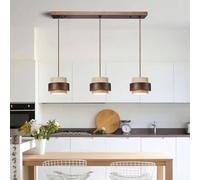 RuiRfh Pendant Light Nordic Natural Stone Wabi-Sabi Ceiling Hanging Lamp Yellow Cave Stone Chandelier Vintage Farmhouse Travertine Droplight Bedside Restaurant Kitchen Dining Solid Wood Bar Kitchen