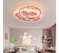 RuiRfh Pink ceiling lamp with remote control modern dimmable LED children's room ceiling Light creative cloud unicorn decoration ceiling lighting suitable for kitchen bedroom girl room lamp(Unicorn)