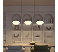 RuiRfh Restaurant Pendant Light retro E27 kitchen island lamp persimmon shape glass lampshade creative dining table lighting adjustable gold medieval linear chandelier suitable living room bedroom caf