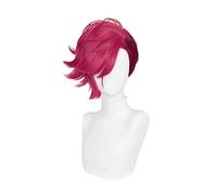 RUIRUICOS Arcane Vi Cosplay Wig Short Heat Resistant Synthetic Hair Woman Man Role Play Wigs