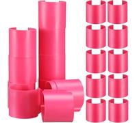 RUIRUIMING 20-Piece Pack of Pink 2-inch Diameter Quilting Rings for longarm Quilting Frames Multi-Purpose Quilting Rings Suitable for Rolling Track Frames or Hand-held subframes
