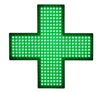 Ruiseawing Pharmacy Cross Indoor Sign Lamp, Green Medical Cross Dispensary Sign Neon Light for Business, with Pull Seitch, for Drug Store Business Shop Store Window Home Decor