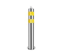 Ruiseawing Traffic neator Post neator Safety Cone Post Stainless Steel Traffic neator Post With Base, 2 4 6 8 10 Pcs Strong Parking Poles, Traffic Safety Bollard For Com-Height 75cm/29.5in-2pcs (Hei