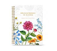 Ruispeed Watercolour Workbook, 15 Designs On 300 GSM Cotton Paper | Adult Colouring Book And Colouring Books For Adults With Watercolour Paper, Guided Outlines And Flat Ring Binding