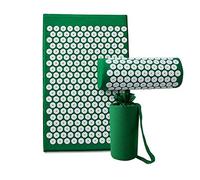 ruist-eu Yoga Shakti Mat Acupuncture Needle Massage Mat and Pillow Set for Relief-Stress Reduction-Therapy-Relaxation Wellness Massage Relaxation and Tension Release,with Carry Bag