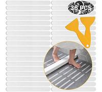 Ruitena - 36pcs Non-Slip Strip Stickers, Anti Slip Grip Stickers Non Slip Strips Pad Bathtub Flooring Safety Tape Mat for Bath Shower (20mm * 200mm)