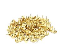 Ruiting Upholstery Tacks 100Pcs Gold Home Furniture Nail Pins Decorative Upholstery Thumb Studs Furniture Tacks
