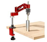 RUITOOL Desktop Tapping Arm, 90° Tap Guide Jig for Aluminum Extrusion | Tapping Tool, Hand Drill Use, M2-M10 and Sae #2-3/8 Taps, 1/16-3/8 Inch Chuck, Clamp-On Base, 2020 4040 8020 Profiles