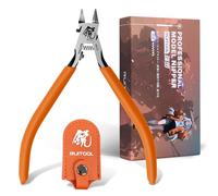 RUITOOL Model Nippers, Gundam Model Tools for Advancers to Repair and Fix Plastic Models, Ultra-Thin Single Blade Gunpla Nipper, Non-Slip Grip 4.7 Inch Sprue Cutter for Plastic Model Building