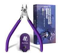 RUITOOL Model Nippers,Gundam Model Tools for Beginners to Repair and Fix Plastic Models, Ultra-Thin Single-Edged Non-Slip Grip,4.7 Inch Sharp Cutters for Gunpla Model Building