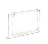 Ruitroliker 10pcs Clear Box Sleeve Protector Compatible for NES Games Cartridge Box
