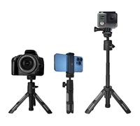 Ruittos Phone Tripod Stand and Selfie Stick for iPhone, Webcam, Desktop, Sony, Go Pro, Travel 11.5inch Tripod Compatible DJI osmo Pocket 3, 2