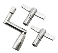 Ruiwaer 3pcs Metal Drum Keys Continuous Motion Speed Key and Drum Tuning Keys 1/4