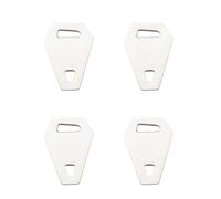 Ruiwaer 4pcs 1/4 Camera 3/8 Quick Release Screw Wrench Silver Portable One Slot Plate Hand Multifunction Universal Quick Release Coin Screwdriver Wrench Tool Set Finger Wrench Fastener