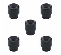Ruiwaer 5pcs Black Cross Guitar Switch Hat Vintage Barrel Switch Head for Professional Guitar Musical Instrument Accessories