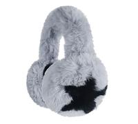 RUIXIA Five-pointed Star Plush Earmuffs Winter Warm Earmuffs Soft Windproof Ear Covers Cute Adjustable Fluffy Earmuff Cold Weather Ear Warmer for Women Girls