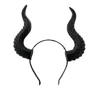 RUIXIA Gothic Devil Horns Halloween Headband Buffalo Goat Horns Demon Horn HairHoop 3D Animal Fancy Dress Horn Headwear Cosplay Party Headpiece Dress Up Hair Accessories Photo Props