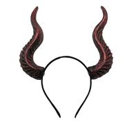 RUIXIA Gothic Devil Horns Halloween Headband Buffalo Goat Horns Demon Horn HairHoop 3D Animal Fancy Dress Horn Headwear Cosplay Party Headpiece Dress Up Hair Accessories Photo Props