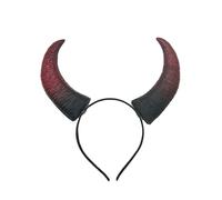 RUIXIA Gothic Devil Horns Halloween Headband Buffalo Goat Horns Demon Horn HairHoop 3D Animal Fancy Dress Horn Headwear Cosplay Party Headpiece Dress Up Hair Accessories Photo Props