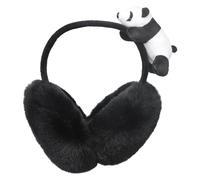 RUIXIA Lovely Panda Fluffy Ear Muff Adjustable Winter Warm Earmuffs Women Outdoor Thermal Ear Warmer Cold Weather Ears Covers Protector Foldable Cold-proof Windproof Earwarmer Girls Ladies Gift