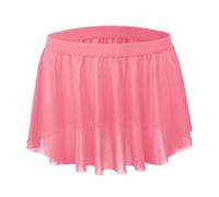 RUIXIA Men's Sheer Mesh Lace Mini Skirt Cross-Dressing Sissy See Through Flared Short Skirt for Lingerie Gay Party Clubwear