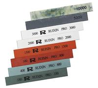 RUIXIN PRO 8 Pcs Knife Sharpening Stones for RUIXIN PRO RX-008 RX-009 Knife Sharpener Fixed-Angle Kit, Professional Whetstone Set Without Base: 180/400/800/1500/2000/3000/5000/10000 Grit