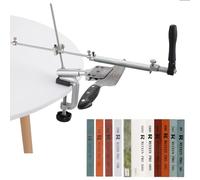 RUIXIN PRO RX-008 Kitchen Knife Sharpener System Fixed/Adjustable Angle Iron Steel Knives Sharpening Kit