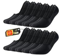 RUIXUE Mens Sports Socks 10 Pairs Breathable Trainer Running Socks for Women Men, Cotton Walking Sock Low Cut Ankle Hiking Sock for Casual and Athletic Wear