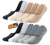 RUIXUE Mens Sports Socks 10 Pairs Breathable Trainer Running Socks for Women Men, Cotton Walking Sock Low Cut Ankle Hiking Sock for Casual and Athletic Wear