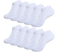 RUIXUE Mens Trainer Socks, Breathable Running Socks, Anti-Blister Ankle Sock, Comfort Sport Sock for Gym, Running, Daily Wear (10 Pairs)