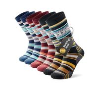 RUIXUE Mens Walking Socks, Merino Wool Hiking Socks for Men Women, Breathable Moisture Wicking Athletic Socks for Running Trainer Work Skiing and Outdoor Sports - 3 Pairs