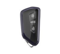 Ruiya Compatible with 2025 2026 2027 Cupra Tavascan | Terramar | Formentor | Born | Leon Key Cover , Key Shells Car Key Case TPU Silicone Car Remote Control Protective Case (Purple-black)