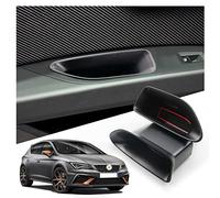 RUIYA Compatible with Seat Leon MK3 Cupra 5F ST FR 2013-2019 Car Door Handle Storage Box, 2 Pieces Container Organiser Tray Leon Accessories Car Door Handle Organiser Tray Storage Box