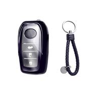 RUIYA Compatible with Toyota CHR 2024 2025 | Yaris | Yaris Cross 2020-2024 Key Cover, Key Shells Car Key Case Car Key Fob Cover TPU Silicone Car Remote Control Protective Case CHR Accessories