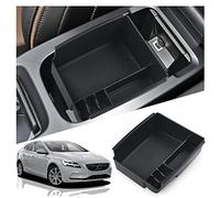 Ruiya Compatible with Volvo V40 2013-2018 Centre Console Storage Box, V40 Armrest Organiser Tray Centre Armrest Car V40 Accessories Storage Box Centre Armrest Glove Box