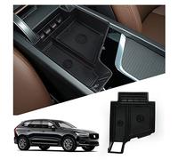 Ruiya Compatible with Volvo XC60 XC90 S90 V90 S60 V60 2017-2024 2025 Centre Console Storage Box, XC60 Armrest Organiser Tray Centre Armrest Car Storage Box Centre Armrest Glove Box XC60 Accessories