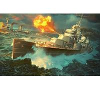 RUIYANMQ 1000 Pieces, Colorful Puzzle,Irregular Puzzle ,Battleships Painting ,Family Stress Reduction Toys,Adults Challenge Games ,Wall Art Decoration,Gifts,Dx282Zp