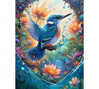 RUIYANMQ 1000 Pieces, Colorful Puzzle,Irregular Puzzle ,Hummingbirds Posters ,Memory Challenge Games For Adults ,Family Stress Relief Toys,Dx268Zp