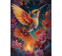 RUIYANMQ 1000 Pieces, Colorful Puzzle,Irregular Puzzle ,Hummingbirds Posters ,Memory Challenge Games For Adults ,Family Stress Relief Toys,Dx267Zp
