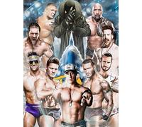 RUIYANMQ 1000 Pieces Puzzle - Wrestling Posters - Jigsaw Art Picture - Family'S Educational Toys - Elderly Memory Cognition Games - Wall Decor - Ex235Zx