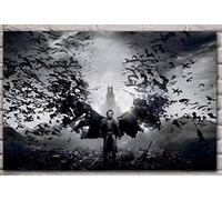 RUIYANMQ Dracula Untold Luke Evans Bats Monster Wings Wall Art Poster Canvas Print Home Decoration Kp589Zs 40X60Cm Frameless
