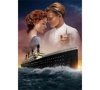 RUIYANMQ Jigsaw Puzzle 1000 Pieces Rose Titanic'S Love Film Posters For Fun Adult Puzzle Toy Vy168Nt