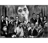 RUIYANMQ Puzzles 1000 Pieces - Gangsters Classic Film Posters - Personalised Adult Puzzle Toy - Family Stress Reduction Toys Gifts - Ex118Zx