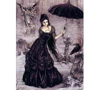 RUIYANMQ Puzzles 1000 Pieces - Victorias Gothics Illustrations Picture - Abstract Art Jigsaw,Adults Educational Games - Personalised Challenge Toys - Ex218Zx