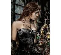 RUIYANMQ Puzzles 1000 Pieces - Victorias Gothics Illustrations Picture - Abstract Art Jigsaw,Adults Educational Games - Personalised Challenge Toys - Ex220Zx