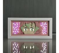 RuiYaZhuo Anime Night Light Kanroji Mitsuri Figure for Bedroom Decor Lamp Led Light Anime Atmosphere Desk Lamp, 7.71'*3.62'*2.08', GMZRYD-US6