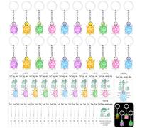 RUIYELE 75PCS Back to School Gifts Bulk 25 Luminous Positive Turtle Keychains 25 You're Turtley Awesome Cards 25 Bags Employee Appreciation Gifts for Nurse Classroom Teacher