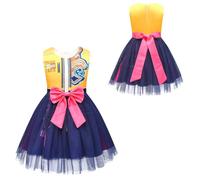 RUIYHE Demon Hunters Costume Cosplay Costumes for Kids Girls, Demon Hunter Pop Singers Outfits Cute Halloween Dress (yellow blue2, 100)