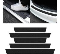 RuiYiL 5pcs Car Door Sill Protector Strips for Jeep Avenger Cherokee Compass, Car Scuff Plate Door Sill Trim Guard Threshold Cover Pedal Interior Accessories