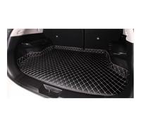 RuiYiL Car Leather Boot Liner Mats for Mini Hatch (F55) 5-door 2021 2022 2023 2024, Car Boot Mat Waterproof Non-Slip Anti-Dirty Rear Trunk Carpet Protector Pad Car Accessories,B/Black White